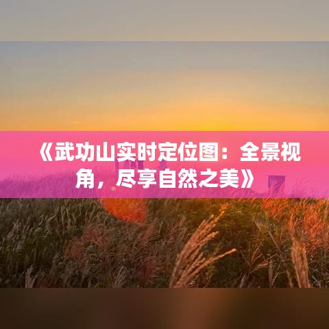 《武功山实时定位图：全景视角，尽享自然之美》