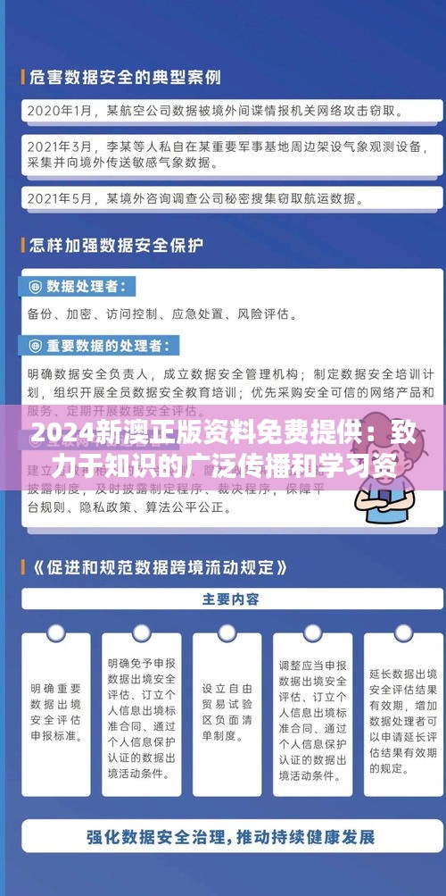 2024新澳正版资料免费提供：致力于知识的广泛传播和学习资源共享