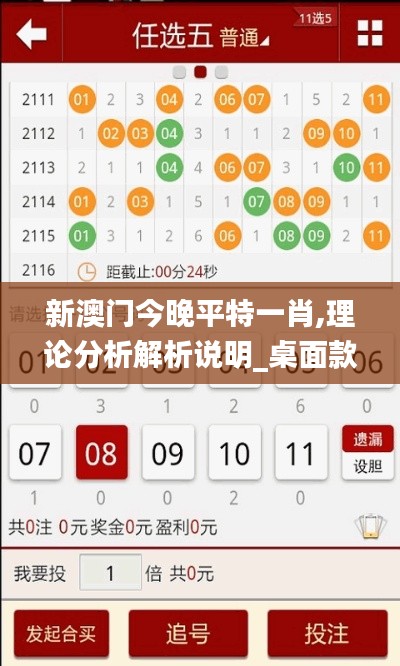 新澳门今晚平特一肖,理论分析解析说明_桌面款16.131