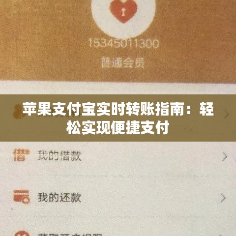 苹果支付宝实时转账指南：轻松实现便捷支付