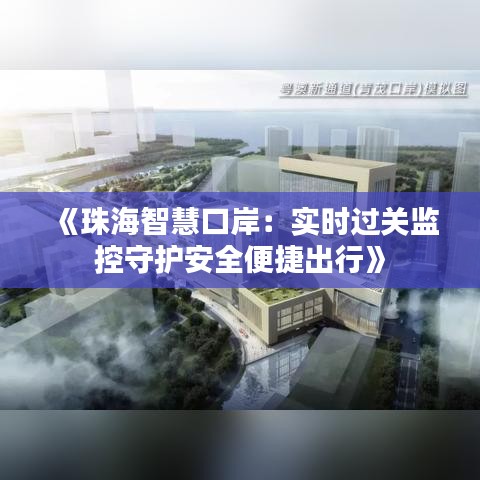 《珠海智慧口岸：实时过关监控守护安全便捷出行》