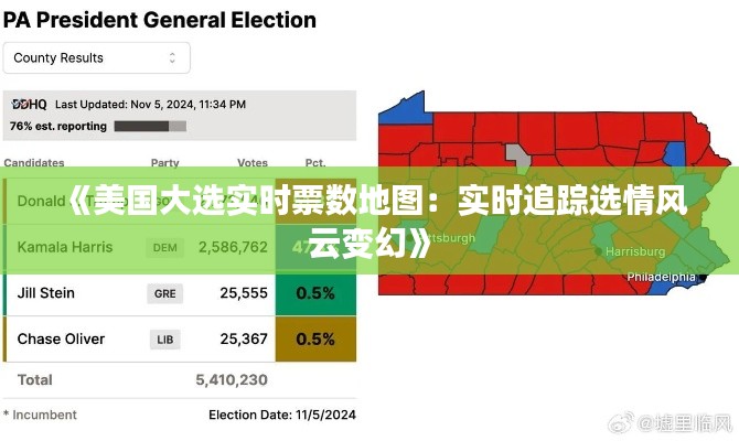 《美国大选实时票数地图：实时追踪选情风云变幻》