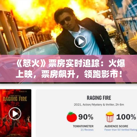 《怒火》票房实时追踪：火爆上映，票房飙升，领跑影市！