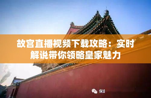 故宫直播视频下载攻略：实时解说带你领略皇家魅力