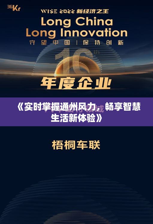 《实时掌握通州风力，畅享智慧生活新体验》