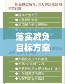 落实减负目标方案：减负落实情况 