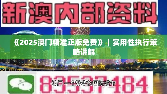 《2025澳门精准正版免费》｜实用性执行策略讲解