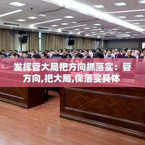 发挥管大局把方向抓落实：管方向,把大局,保落实具体 