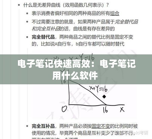 电子笔记快速高效：电子笔记用什么软件 