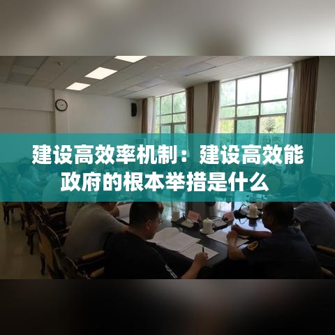 建设高效率机制：建设高效能政府的根本举措是什么 