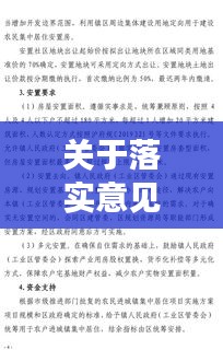 关于落实意见的报道：落实意见的意义 