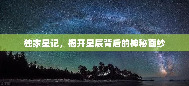 独家星记，揭开星辰背后的神秘面纱