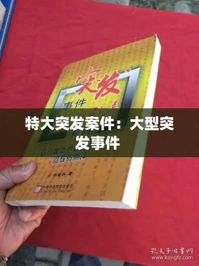 特大突发案件：大型突发事件 