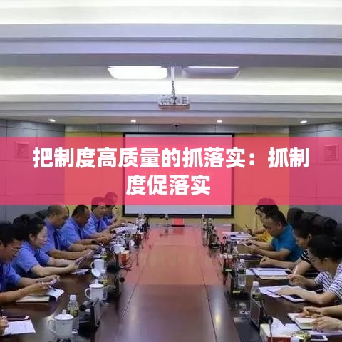 把制度高质量的抓落实：抓制度促落实 