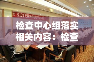 检查中心组落实相关内容：检查组工作总结 