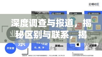 深度调查与报道，揭秘区别与联系，揭示真相与深度洞察