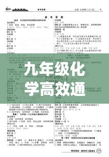 九年级化学高效通答案揭秘，解锁高效学习秘诀，轻松掌握知识点！