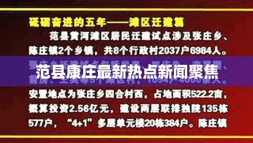 范县康庄最新热点新闻聚焦