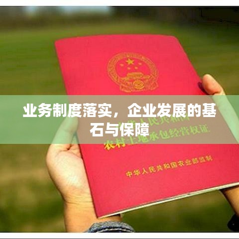 业务制度落实，企业发展的基石与保障