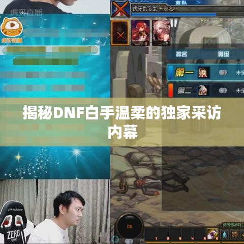 揭秘DNF白手温柔的独家采访内幕